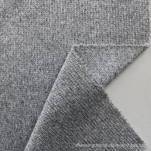 Lembut dan elastis berkualitas tinggi 130GSM 100%Polyester grosir longgar jersey rajutan kain untuk pakaian
